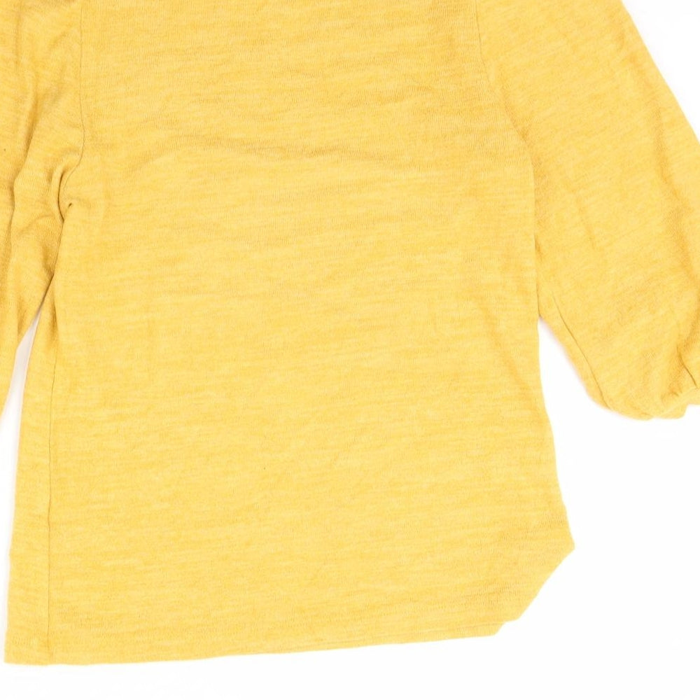 NEXT Womens Yellow   Pullover Jumper Size 10