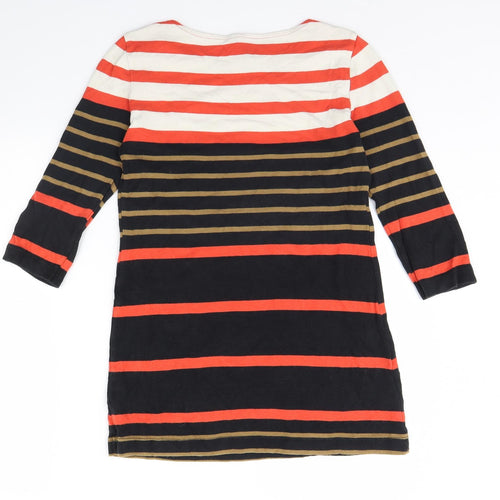 NEXT Womens Black Striped  Pullover Jumper Size 10