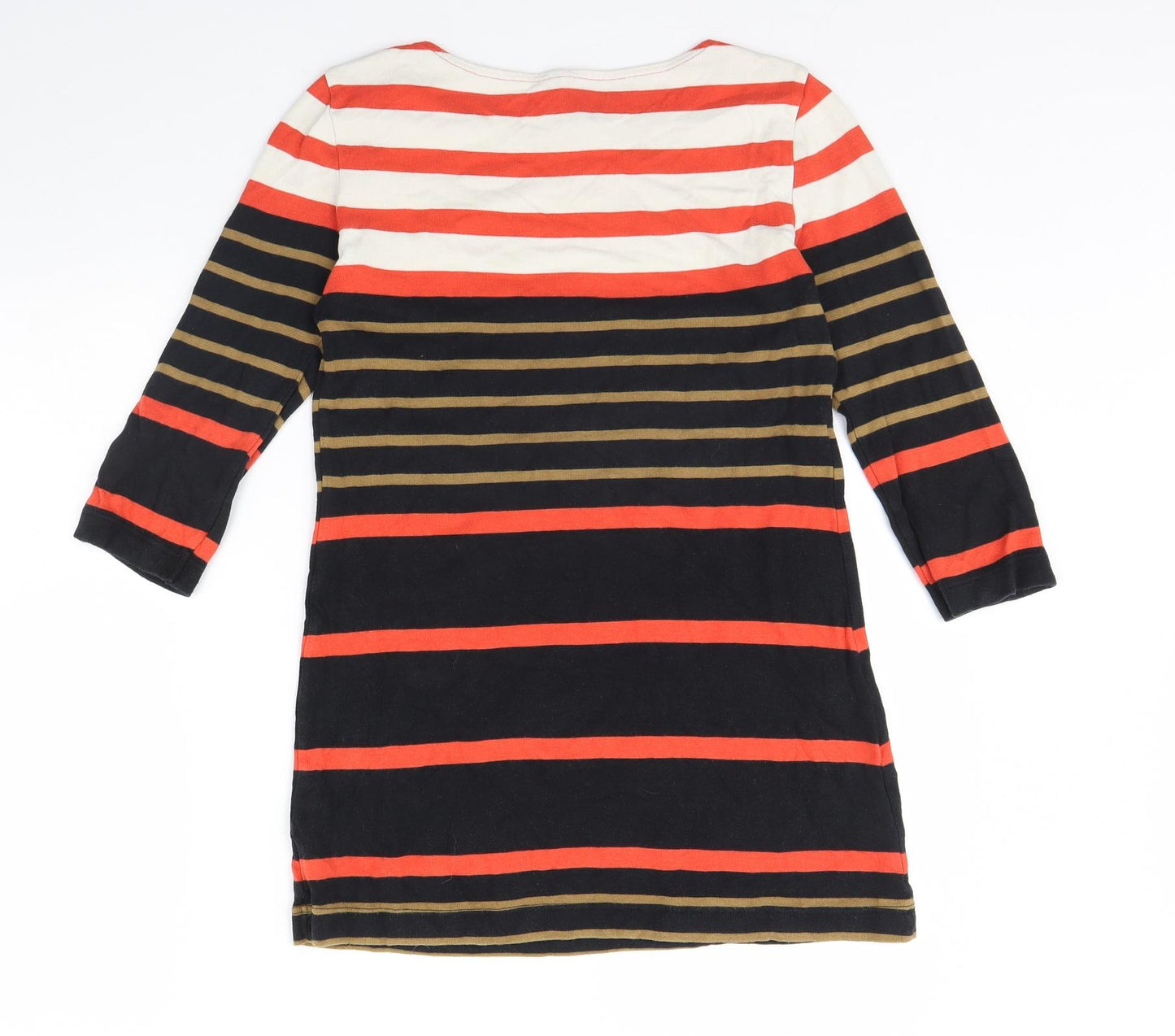 NEXT Womens Black Striped  Pullover Jumper Size 10