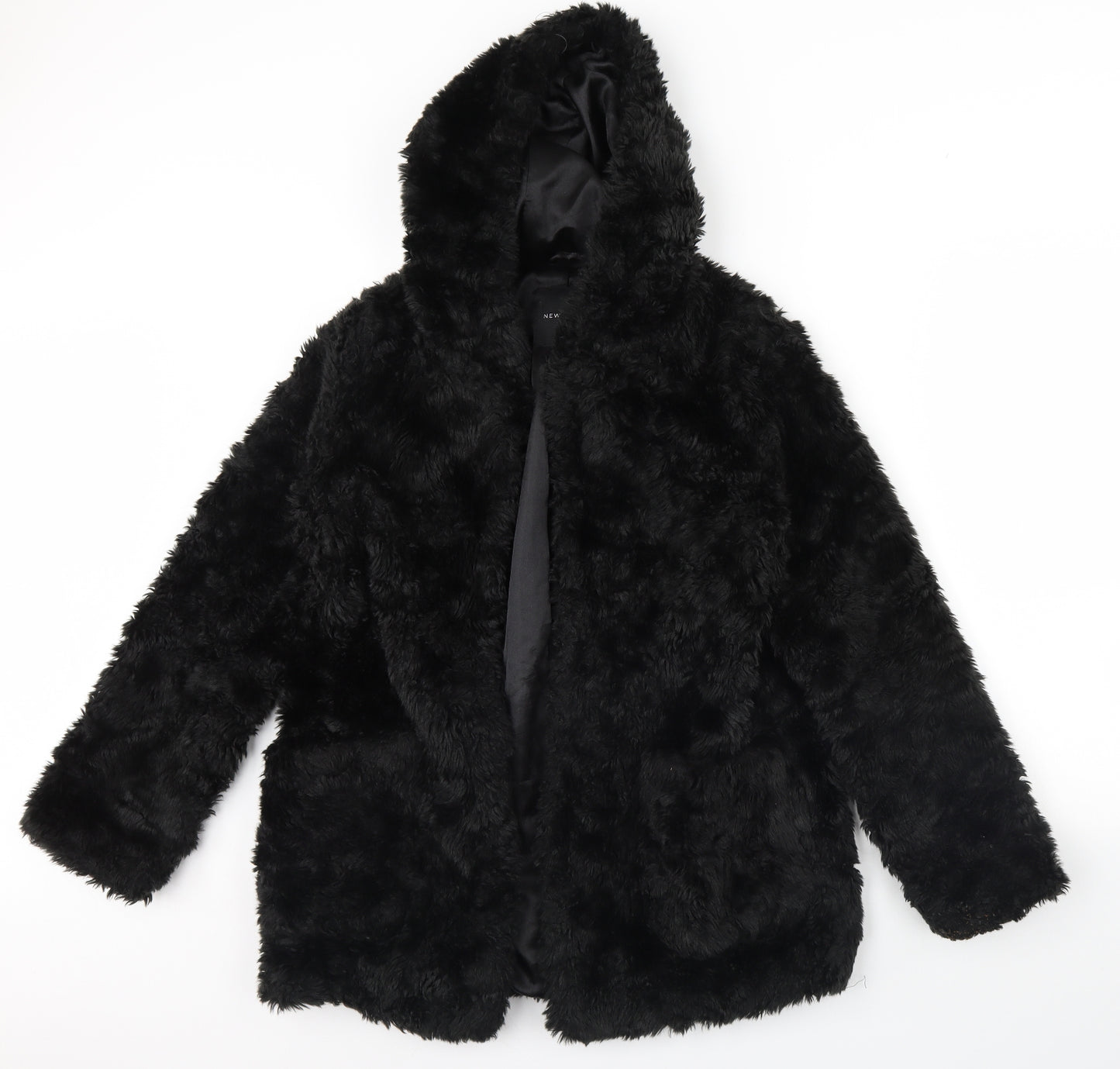 New Look Womens Black   Jacket Coat Size 10