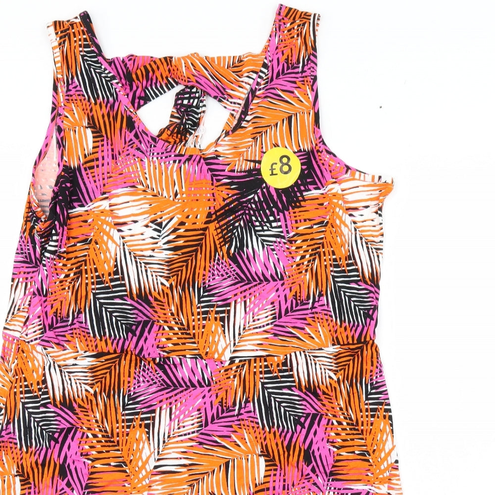 George Womens Multicoloured Floral  Shift  Size L