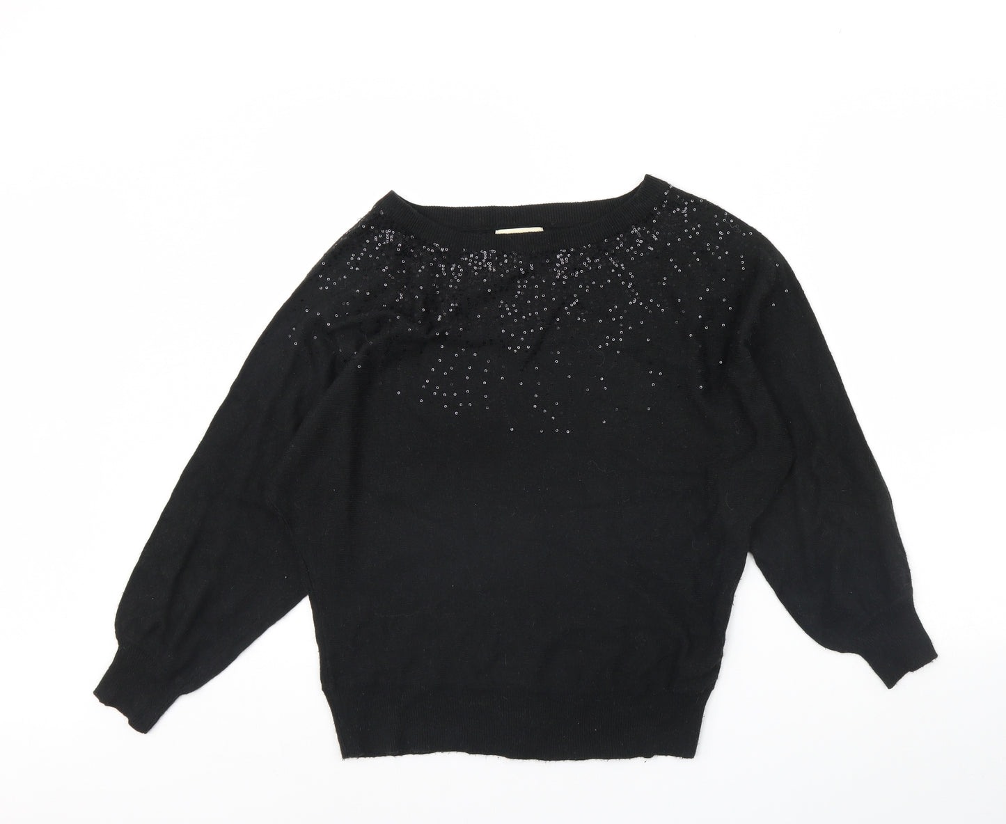 Papaya Womens Black   Pullover Jumper Size 12