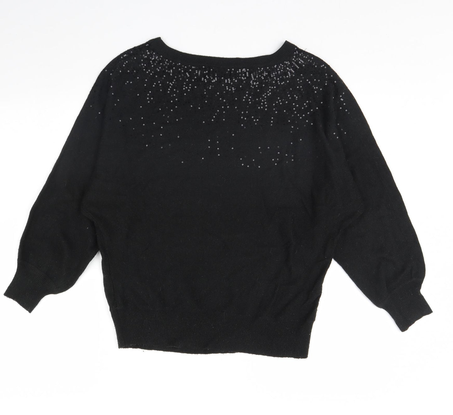 Papaya Womens Black   Pullover Jumper Size 12