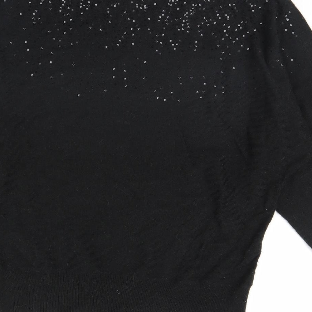 Papaya Womens Black   Pullover Jumper Size 12