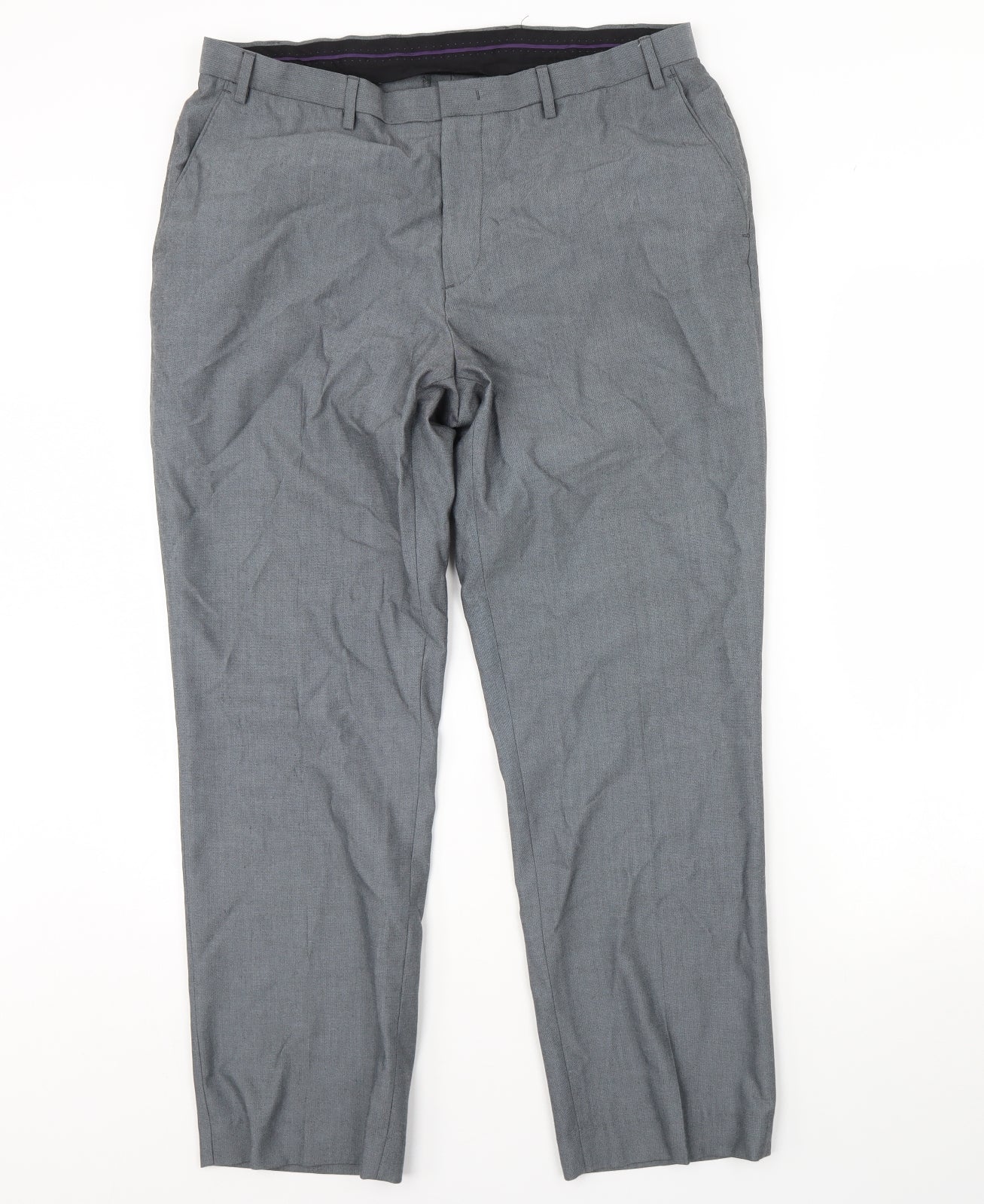 Burton Mens Grey   Dress Pants Trousers Size 36 L30 in
