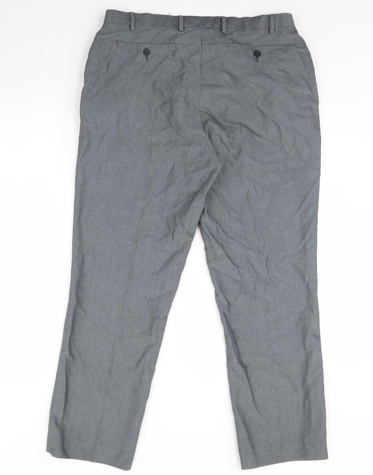 Burton Mens Grey   Dress Pants Trousers Size 36 L30 in