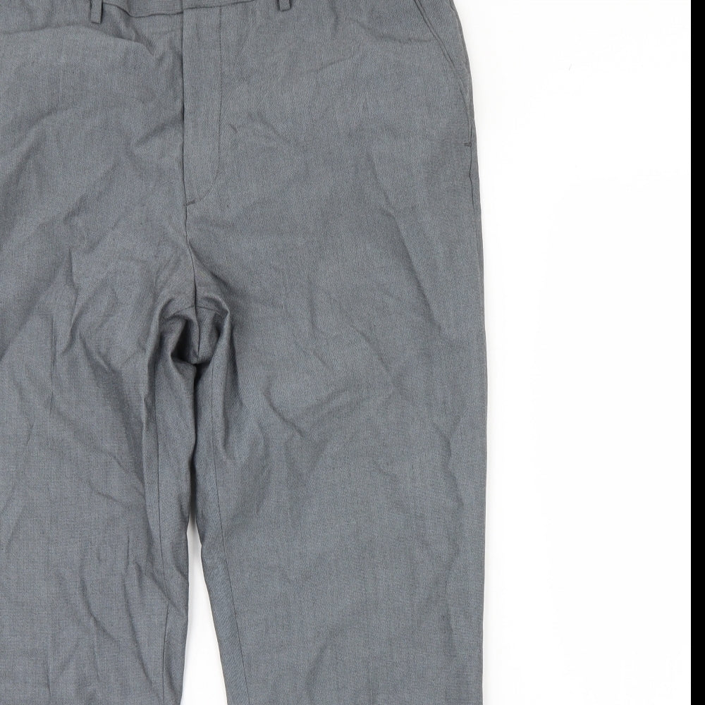 Burton Mens Grey   Dress Pants Trousers Size 36 L30 in