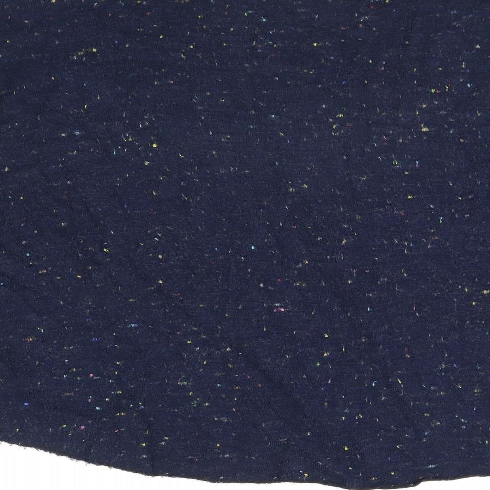 Mulaya Womens Blue   Pullover Jumper Size L