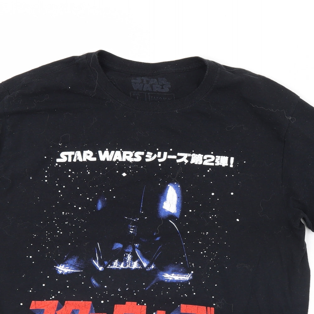 Star Wars Mens Black    T-Shirt Size L