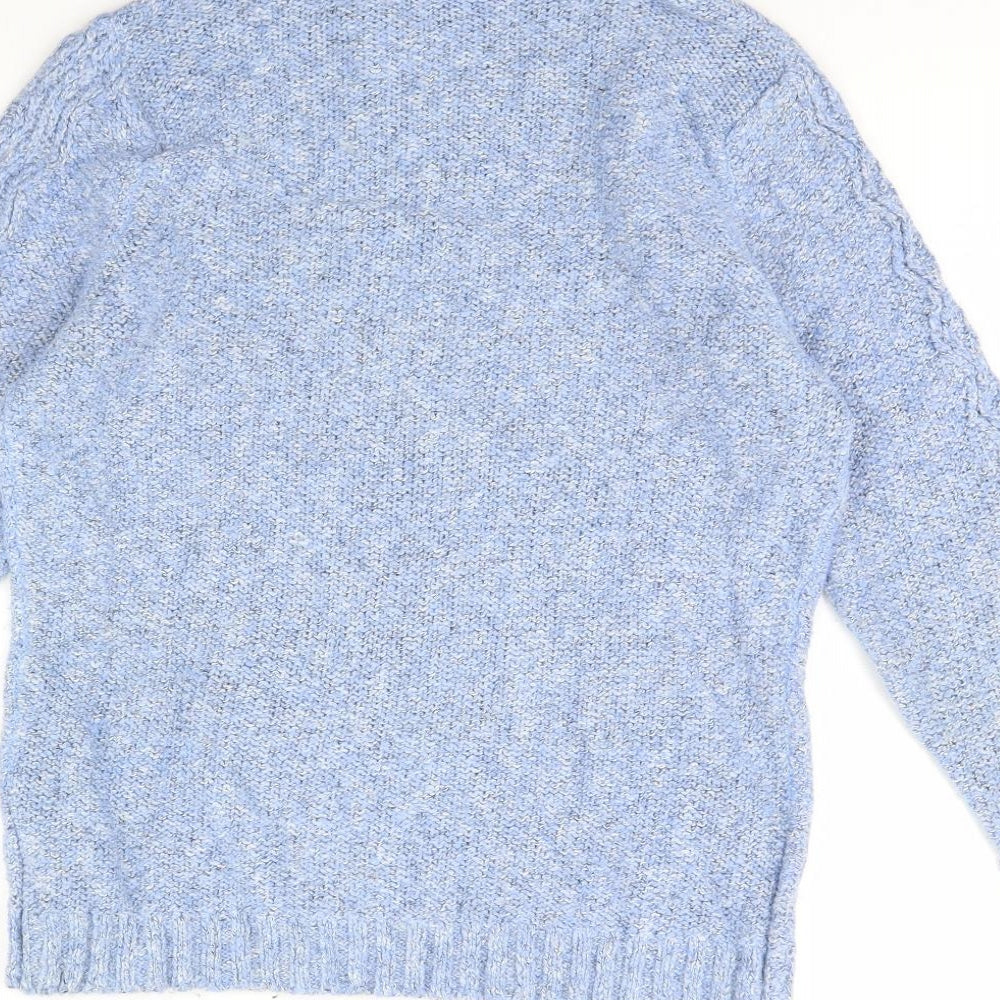 BM collection Womens Blue   Pullover Jumper Size M