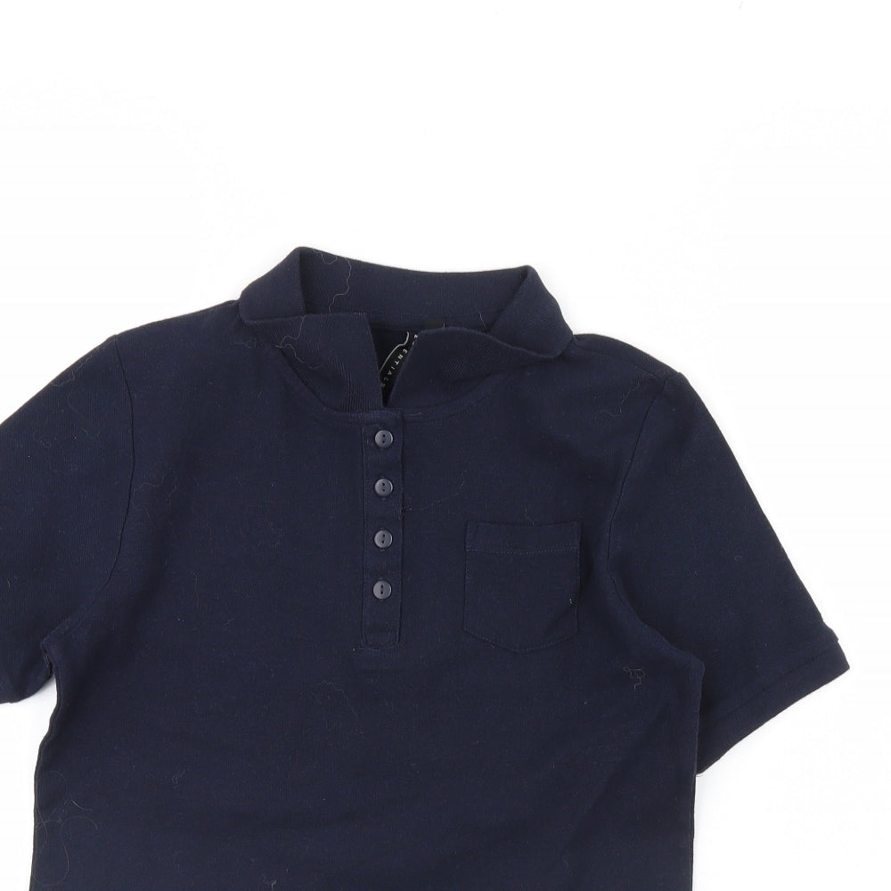 Essentials Boys Blue   Basic Polo Size 8 Years