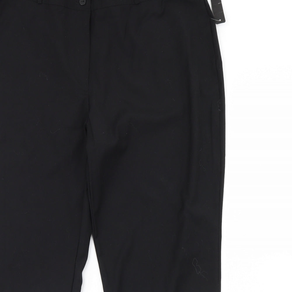 Vital Womens Black   Trousers  Size 22 L30 in