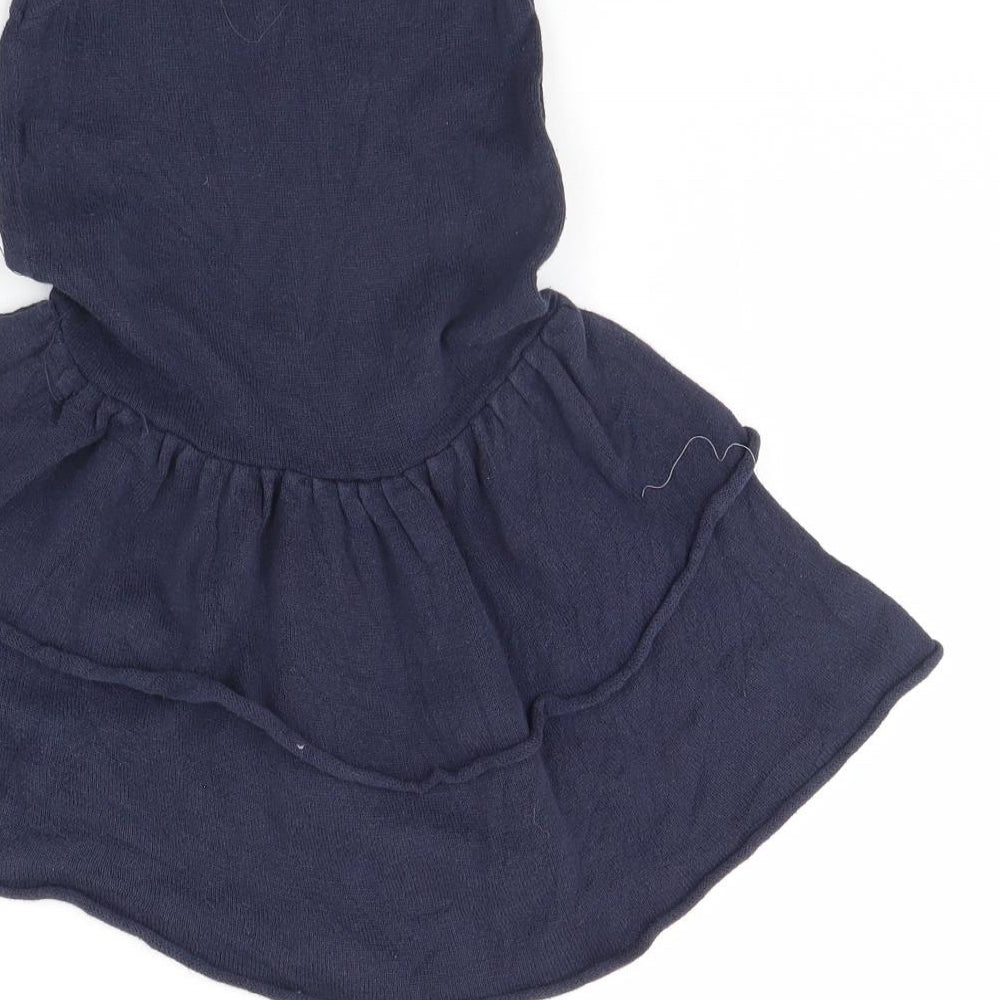 Cotton On Kids Girls Blue   Jumper Dress  Size 4 Years