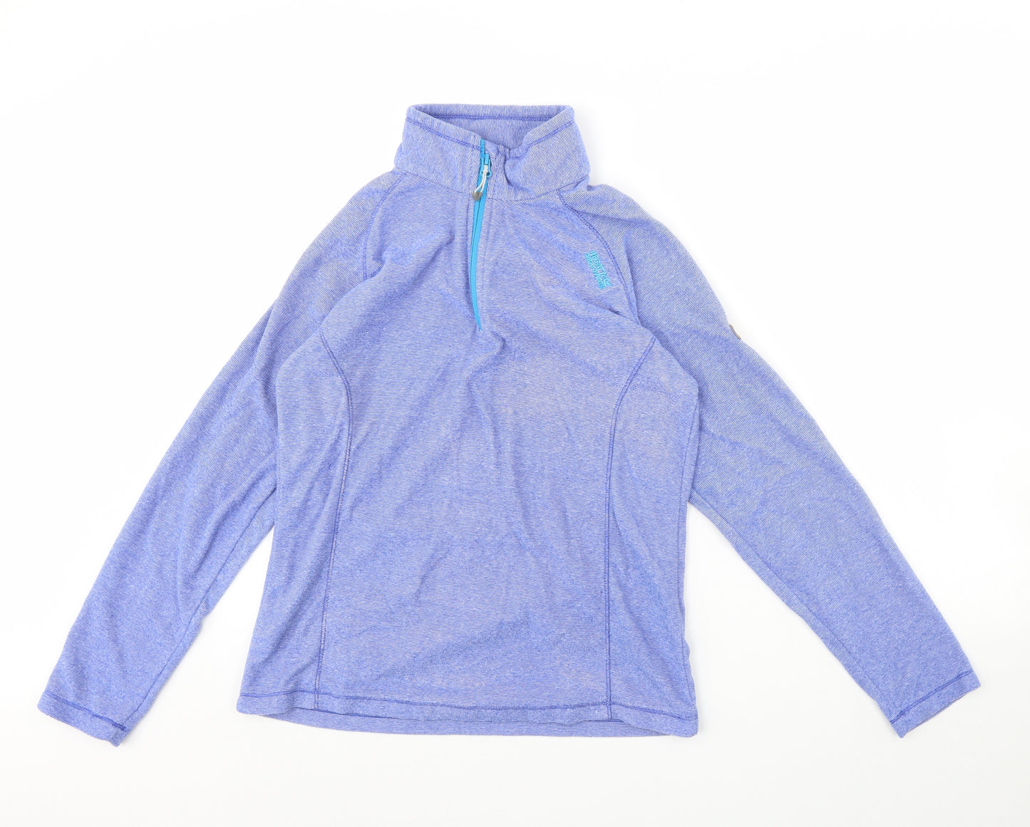 Regatta Womens Blue  Fleece Henley Jumper Size 10