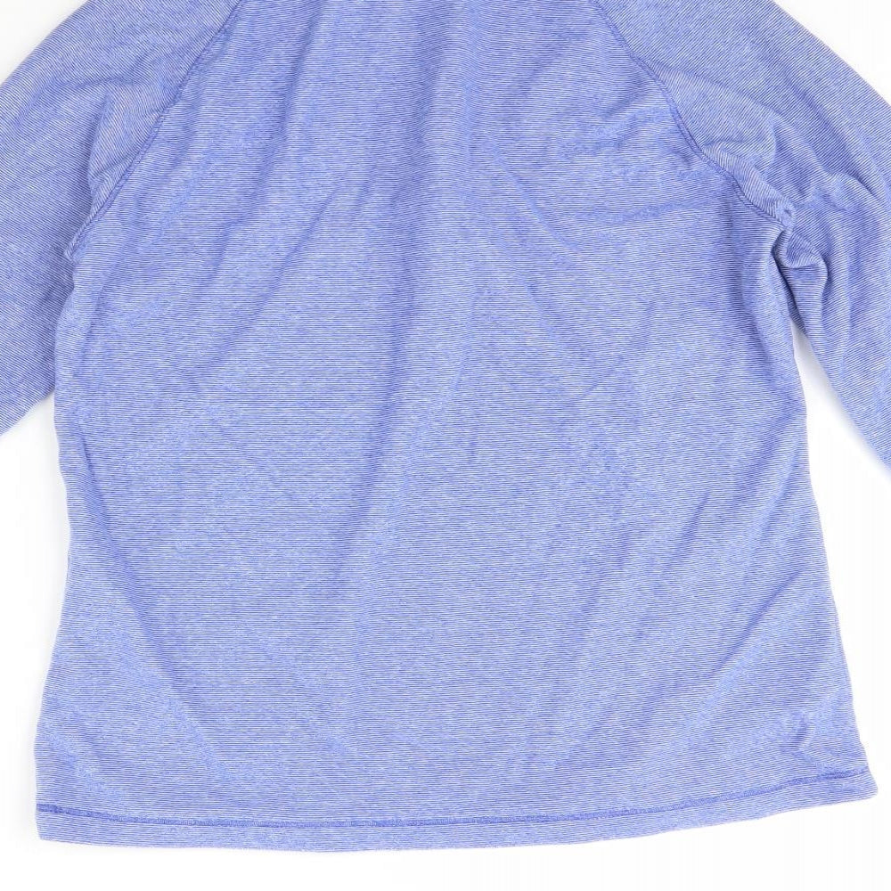 Regatta Womens Blue  Fleece Henley Jumper Size 10