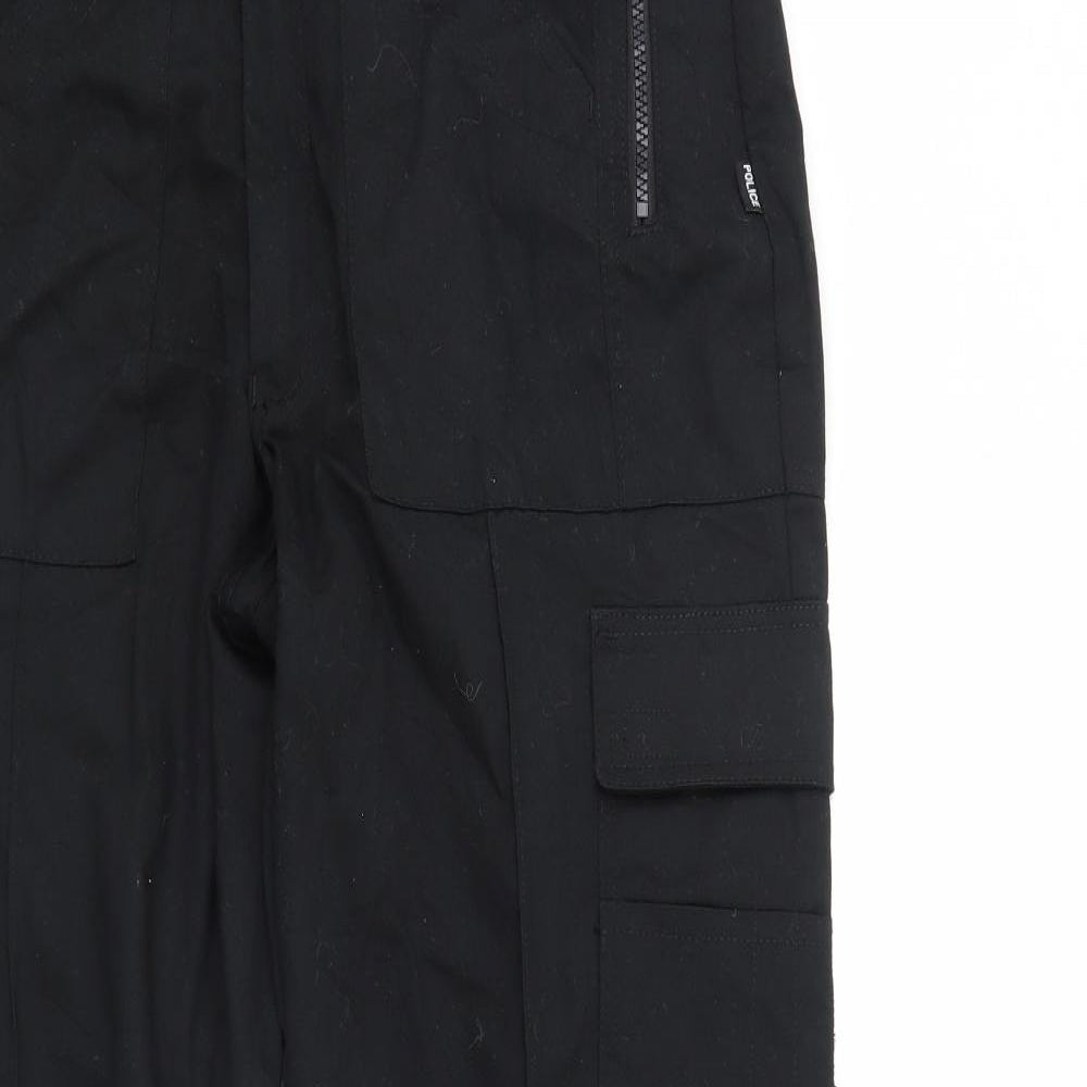 Dimensions Mens Black   Cargo Trousers Size XL L34 in