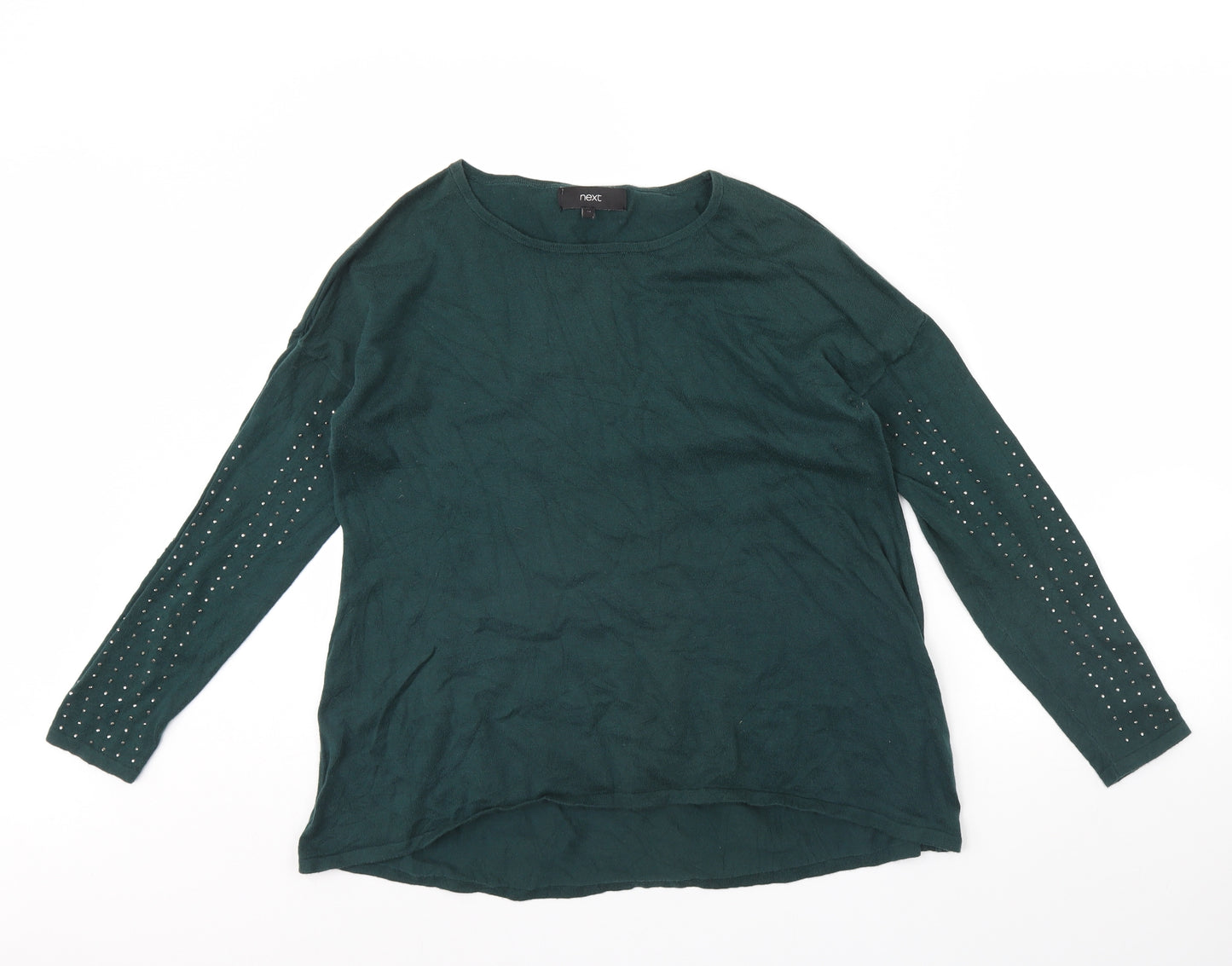 NEXT Womens Green   Pullover Jumper Size 12