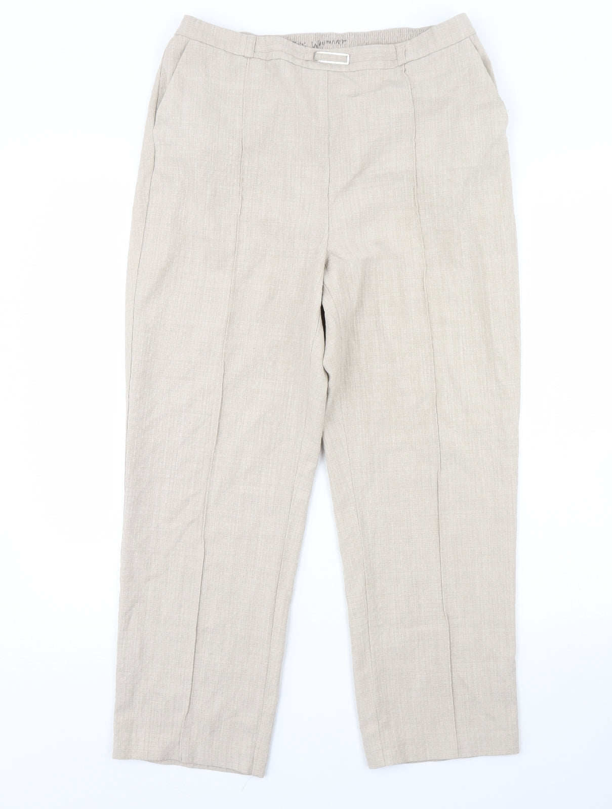 Honour Millburn Womens Beige   Trousers  Size 16 L28 in