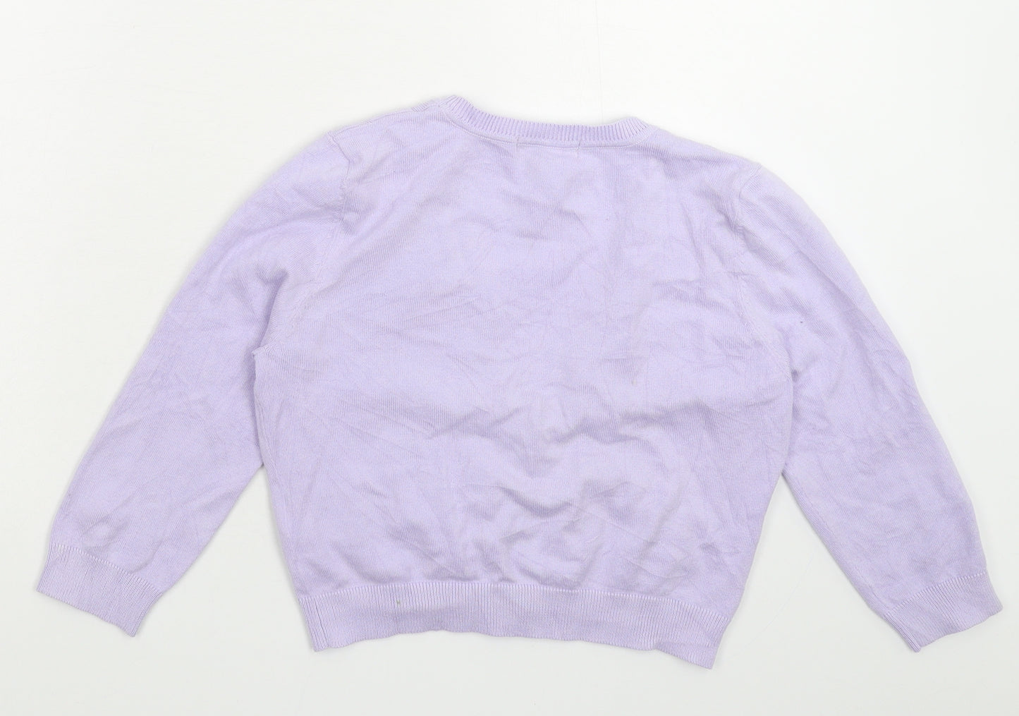 New Look Womens Purple  Knit Cardigan Jumper Size 10
