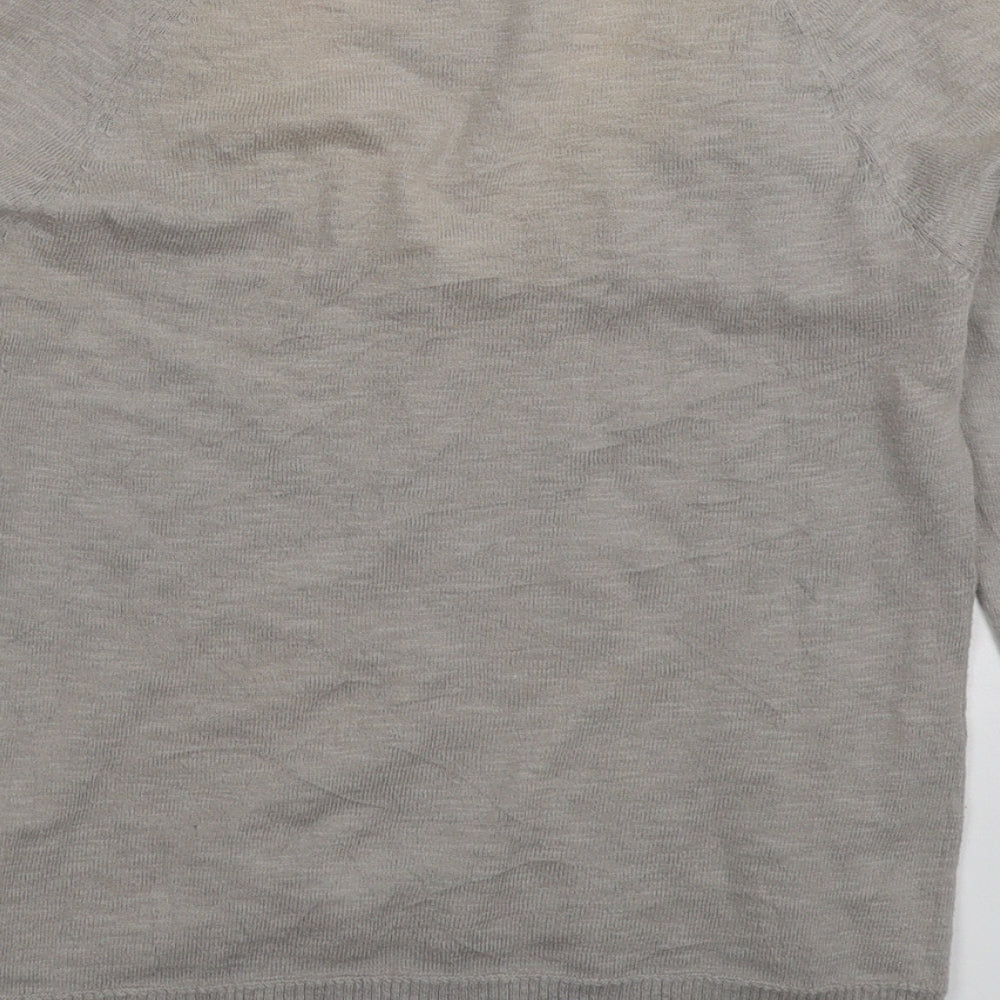 Armani Exchange Womens Grey  Knit Pullover Jumper Size S