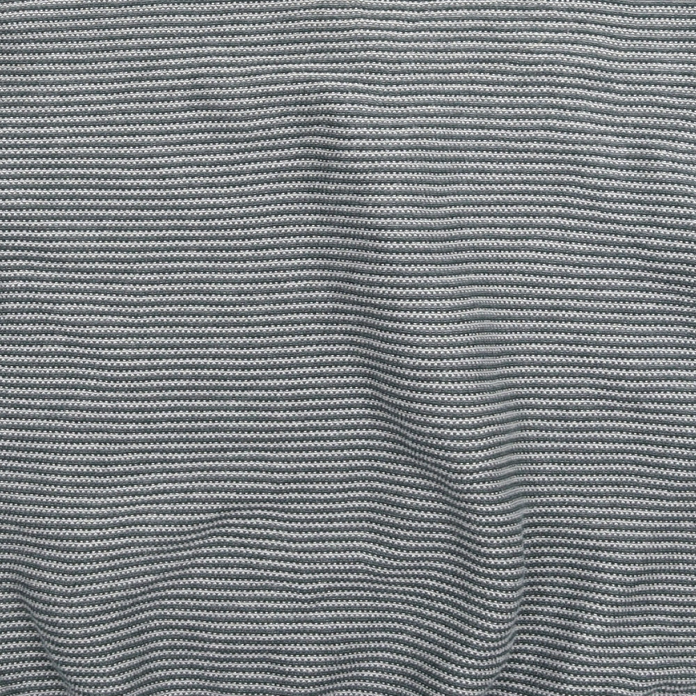 Marks and Spencer Mens Green Striped Knit Pullover Jumper Size 2XL