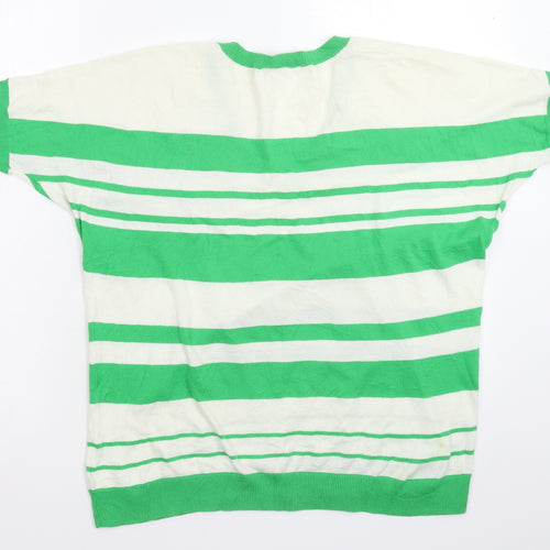 Gap Womens Multicoloured Striped Knit Pullover Jumper Size M