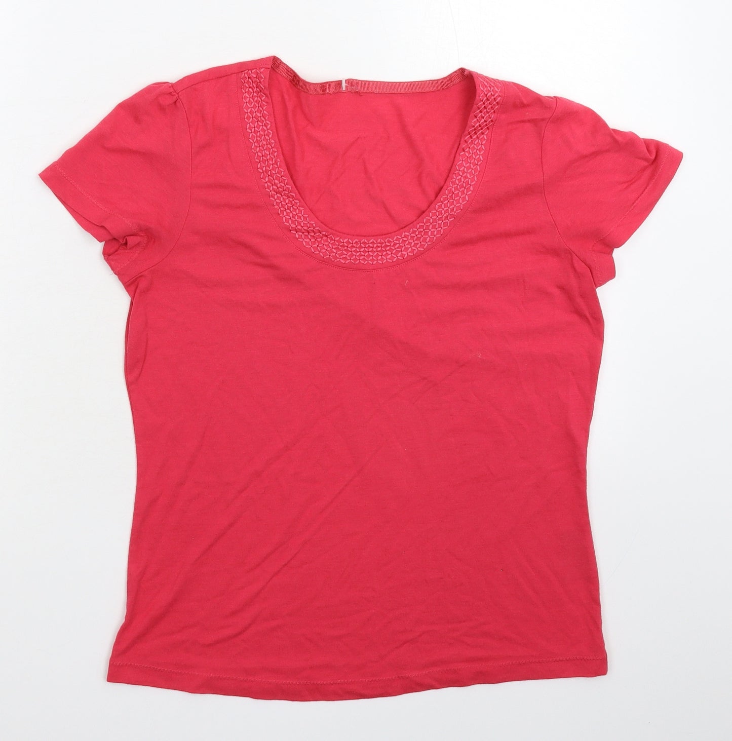Per Una Womens Pink   Basic T-Shirt Size 14
