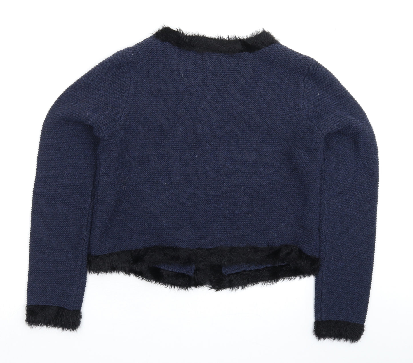 Jaeger Womens Blue  Knit Cardigan Jumper Size S