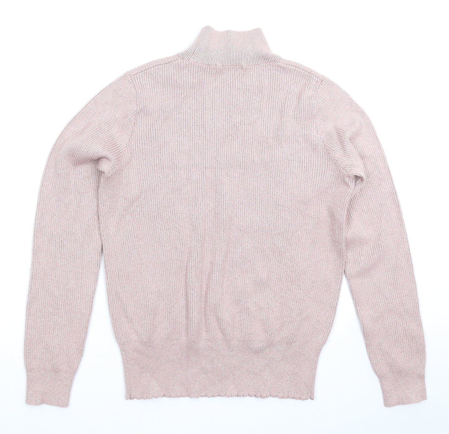 TU Womens Beige  Knit Pullover Jumper Size 12