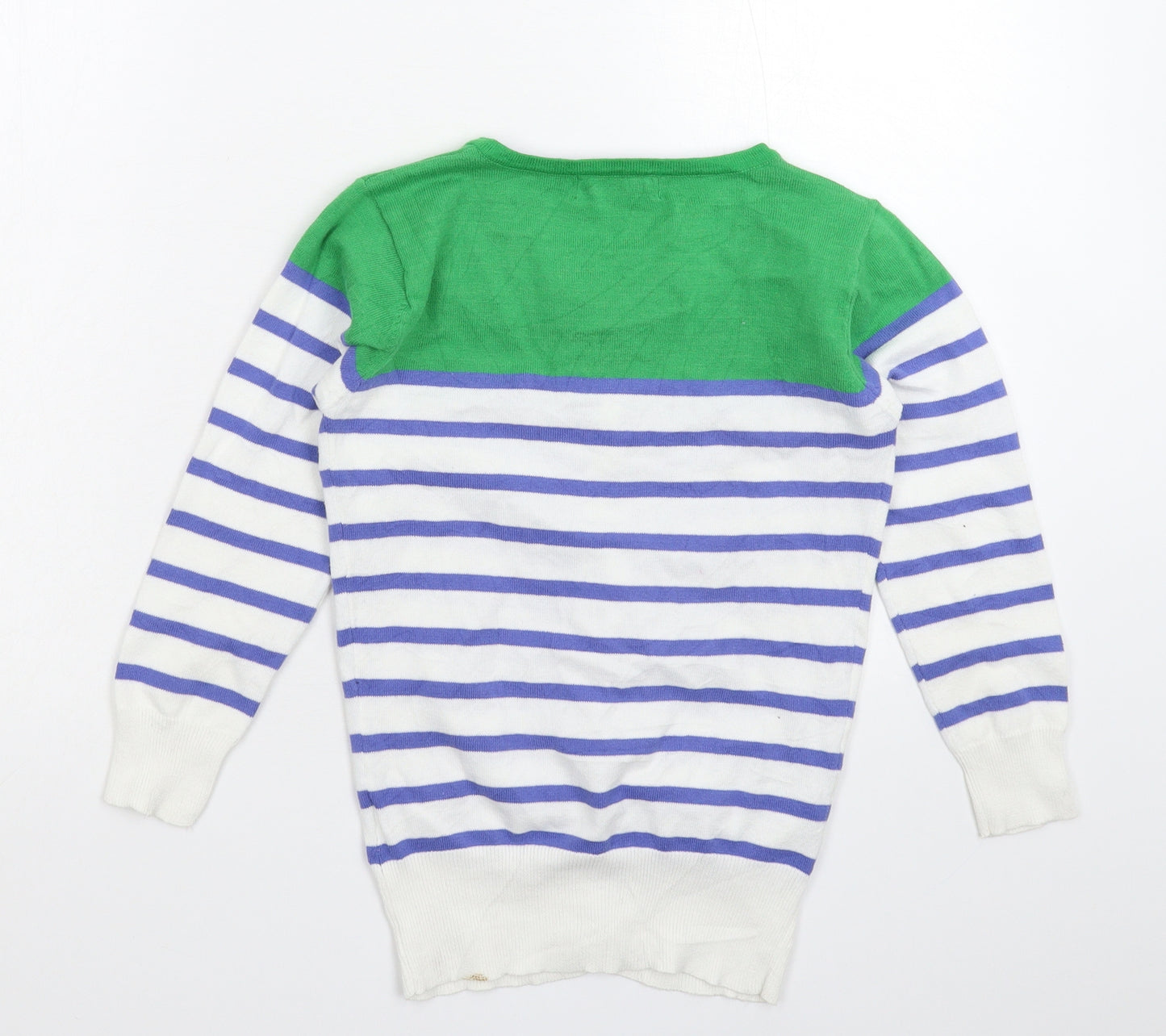 Atmosphere Womens Multicoloured Striped Knit Cardigan Jumper Size 8