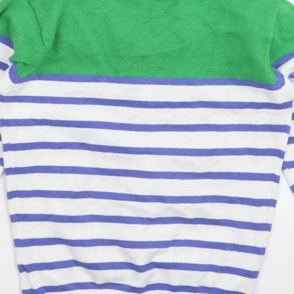 Atmosphere Womens Multicoloured Striped Knit Cardigan Jumper Size 8