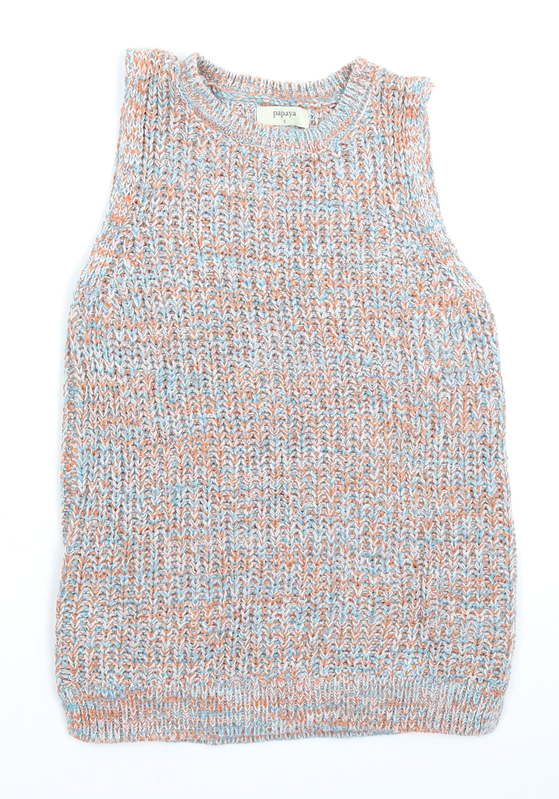 Papaya Womens Multicoloured  Knit Pullover Jumper Size S