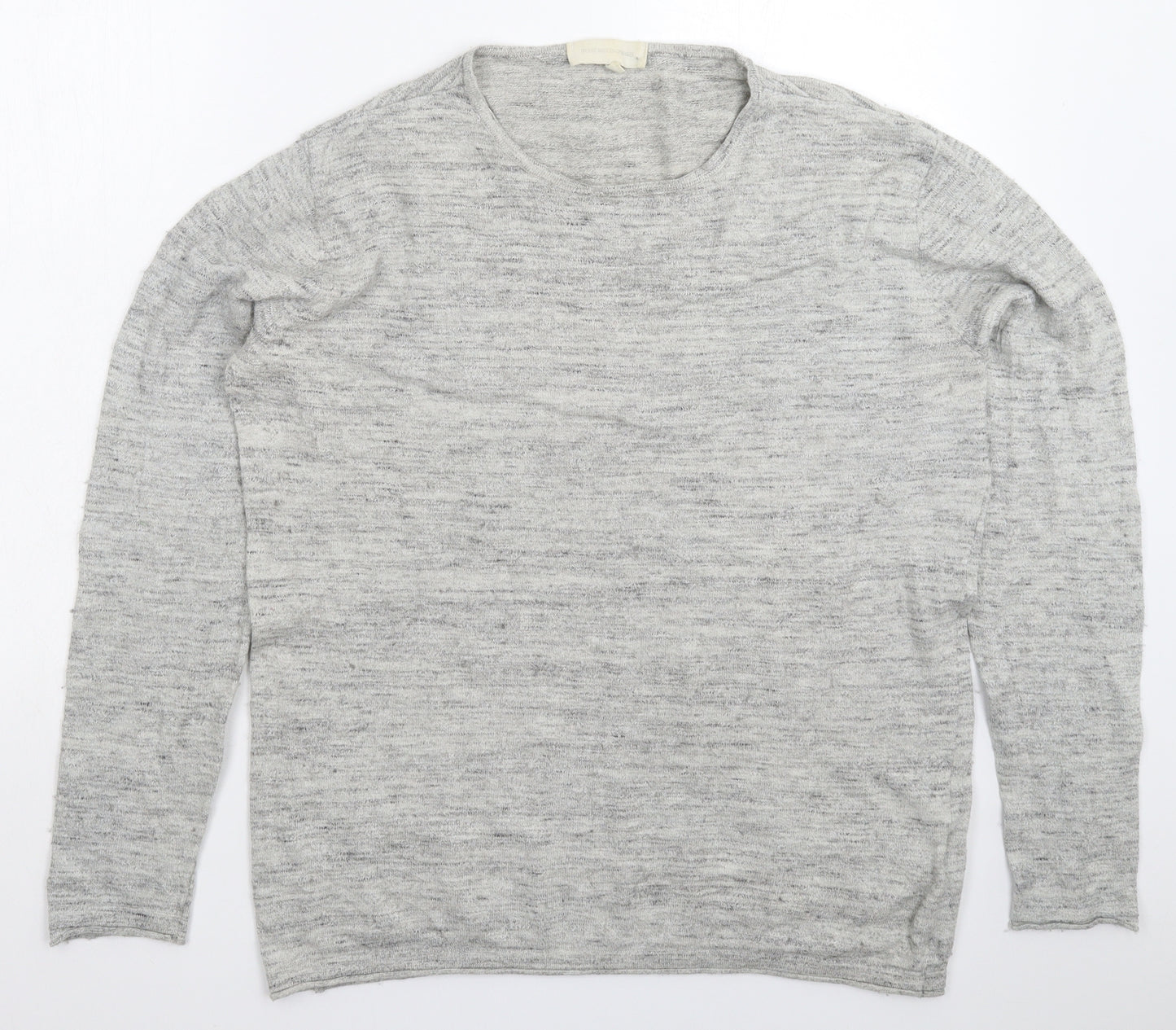 Frederik Anderson Womens Grey  Knit Pullover Jumper Size XL