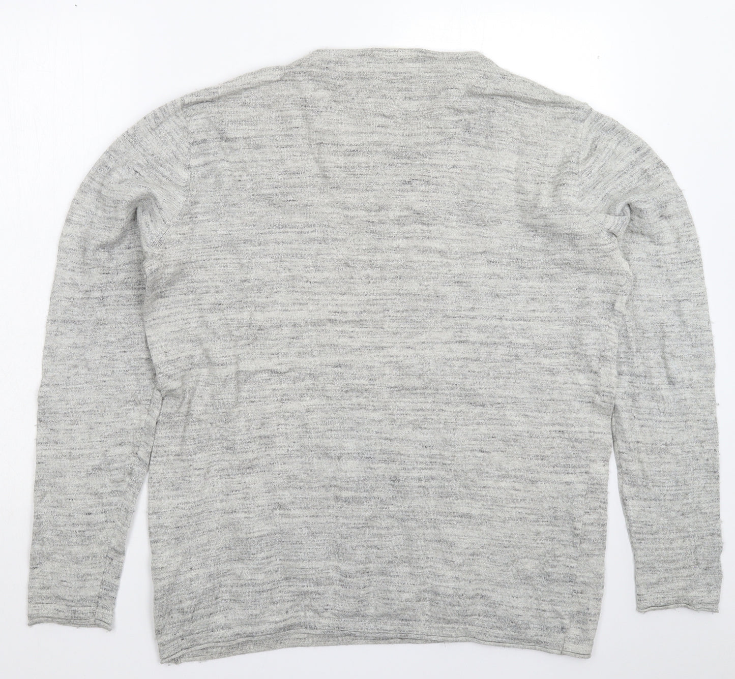Frederik Anderson Womens Grey  Knit Pullover Jumper Size XL