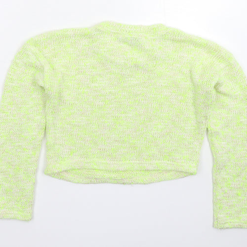 New Look Girls Green  Knit Pullover Jumper Size 12-13 Years