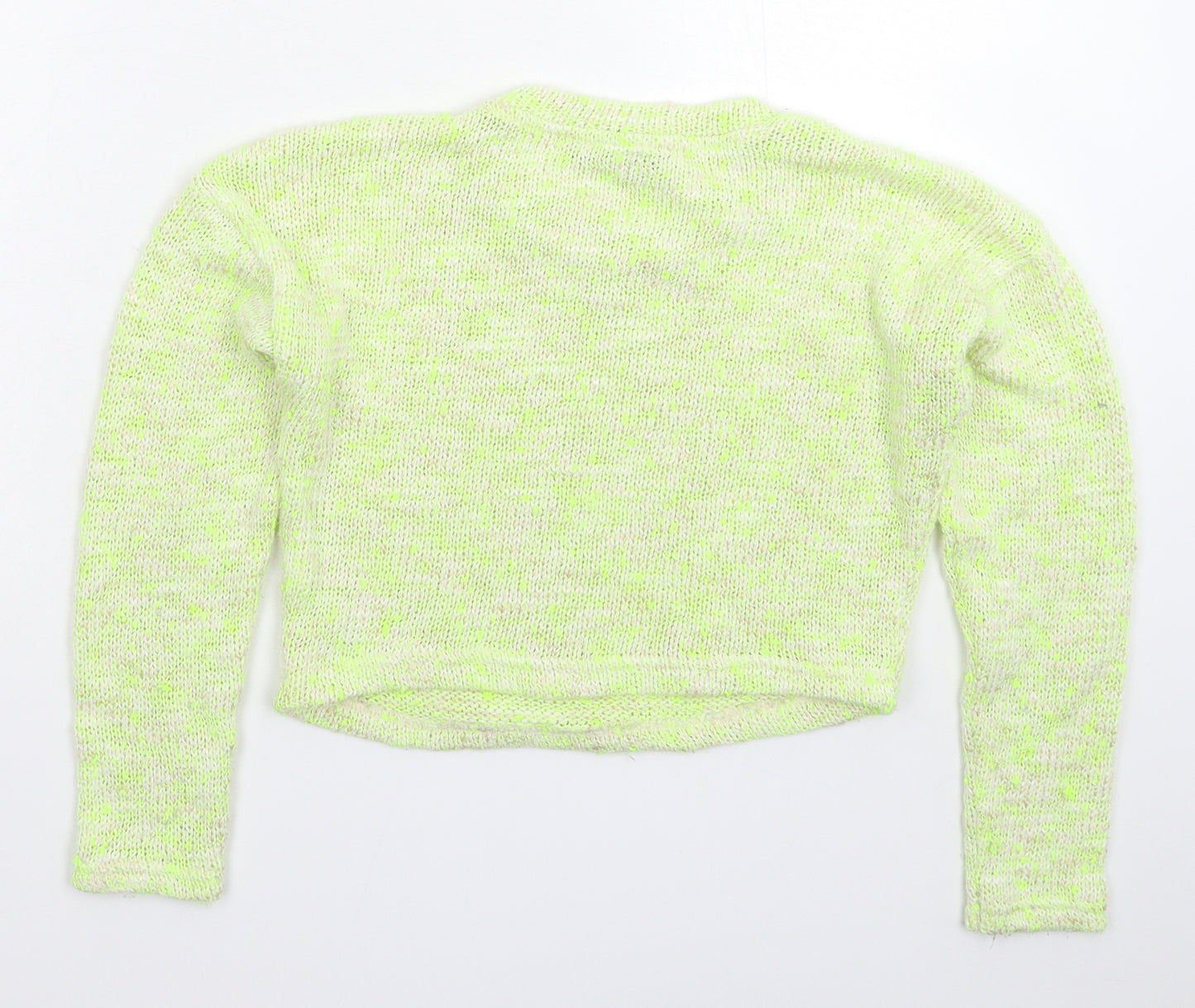 New Look Girls Green  Knit Pullover Jumper Size 12-13 Years