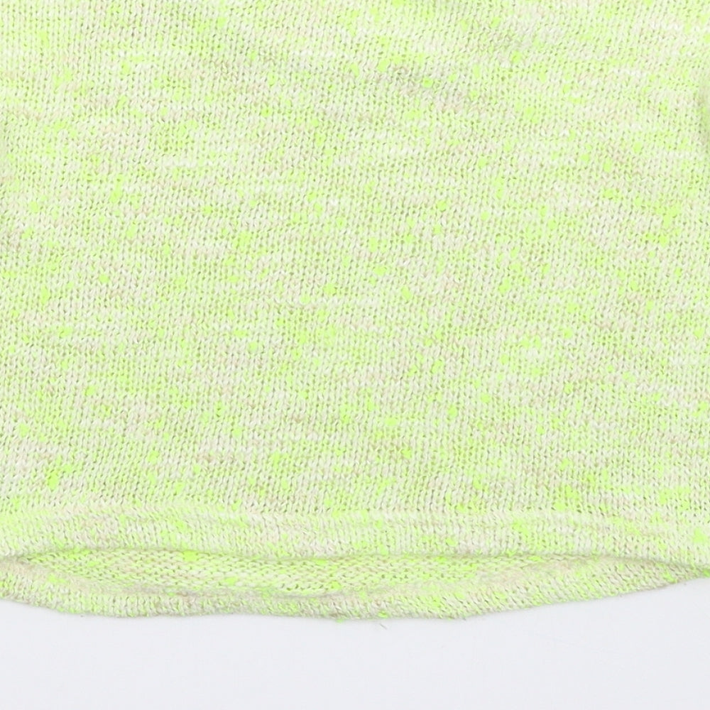 New Look Girls Green  Knit Pullover Jumper Size 12-13 Years