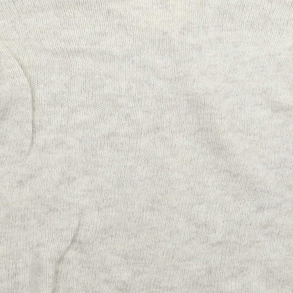 Apricot Womens Grey  Knit Pullover Jumper Size L