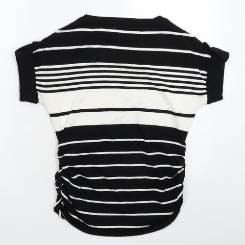 Roz & Ali Womens Multicoloured Striped Knit Pullover Jumper Size M