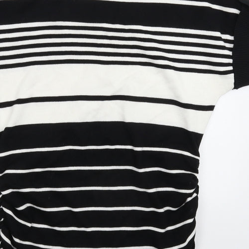 Roz & Ali Womens Multicoloured Striped Knit Pullover Jumper Size M