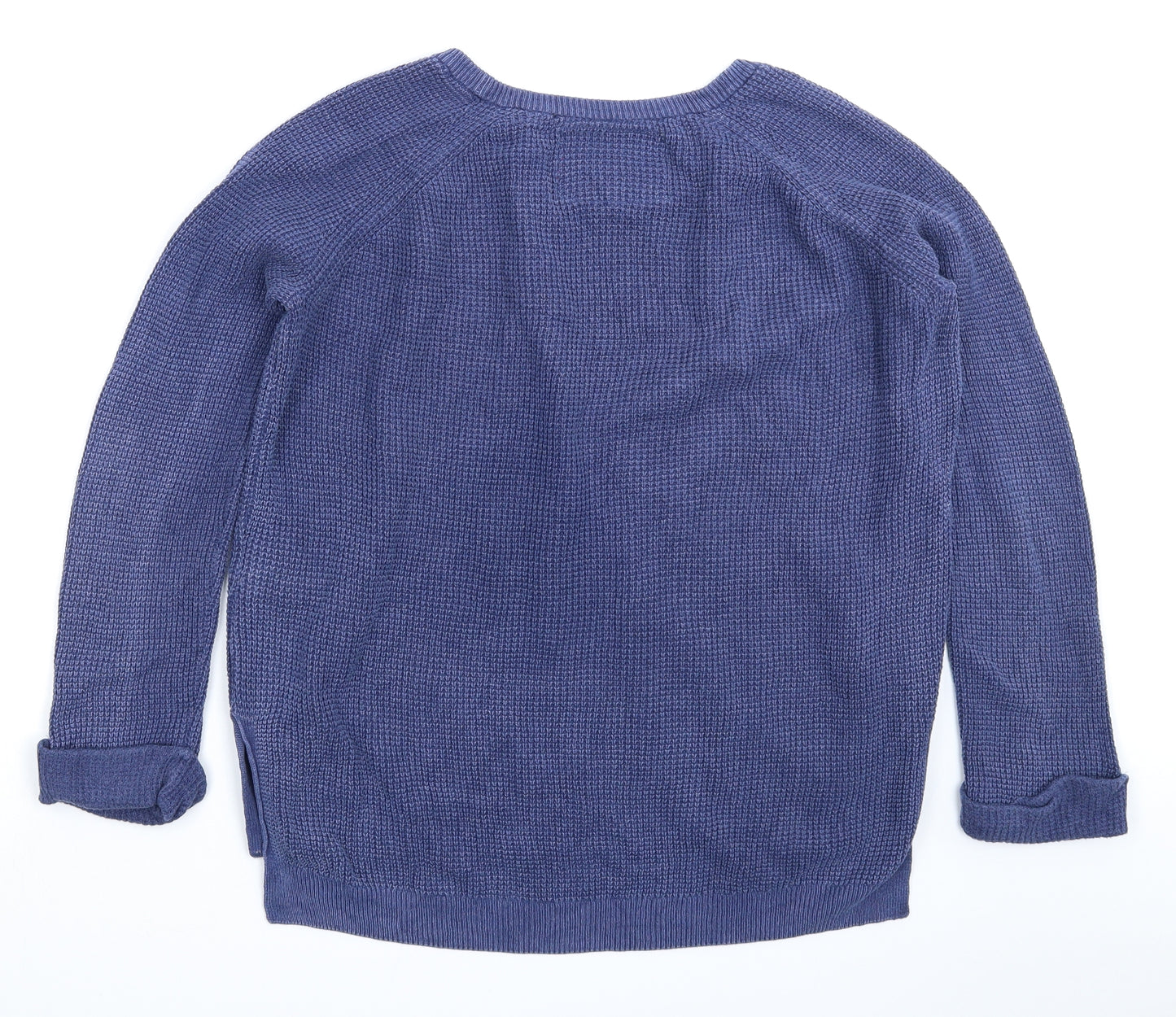 Superdry Mens Blue  Knit Pullover Jumper Size XS