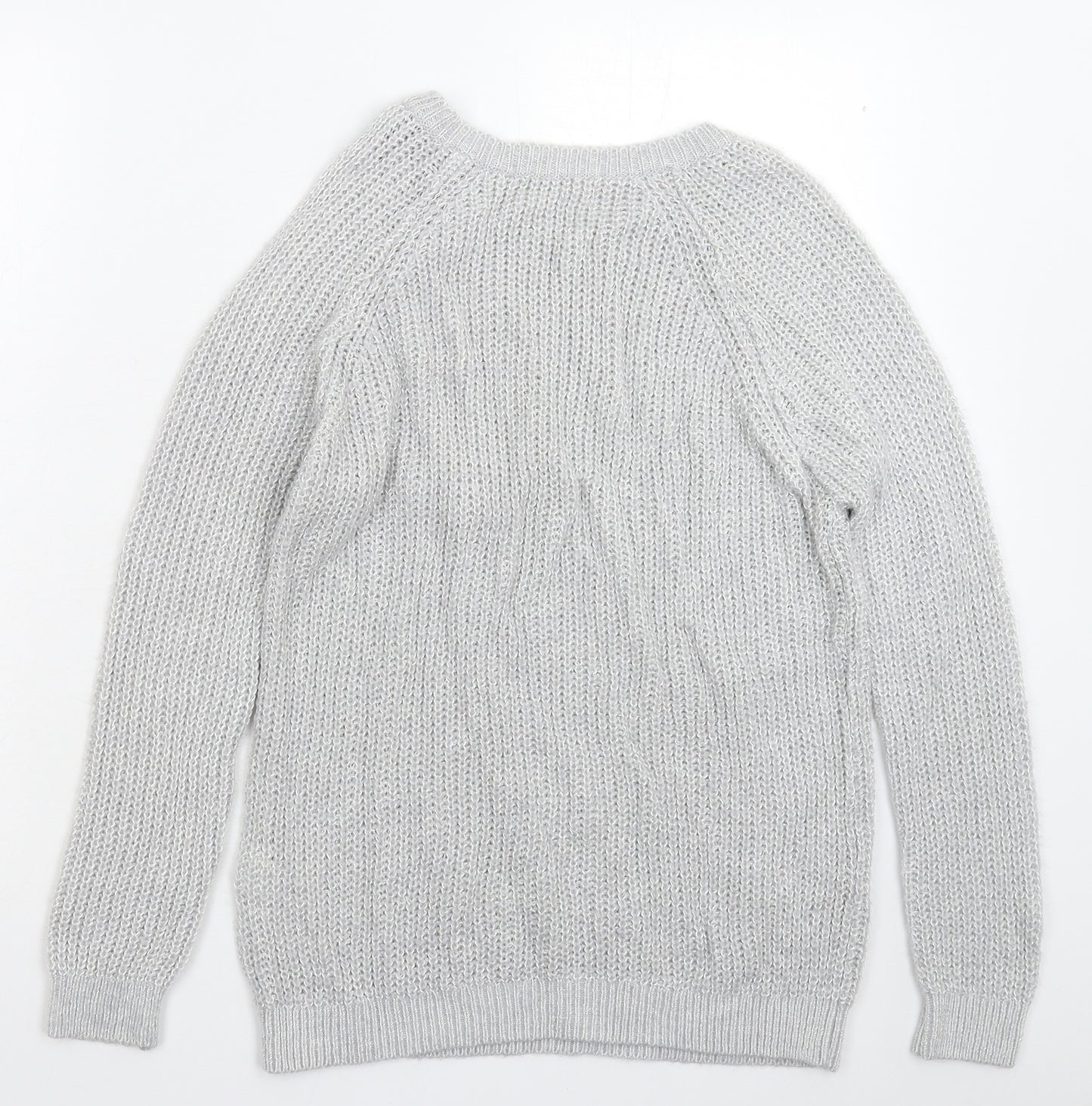NEXT Womens Grey  Knit Pullover Jumper Size 10