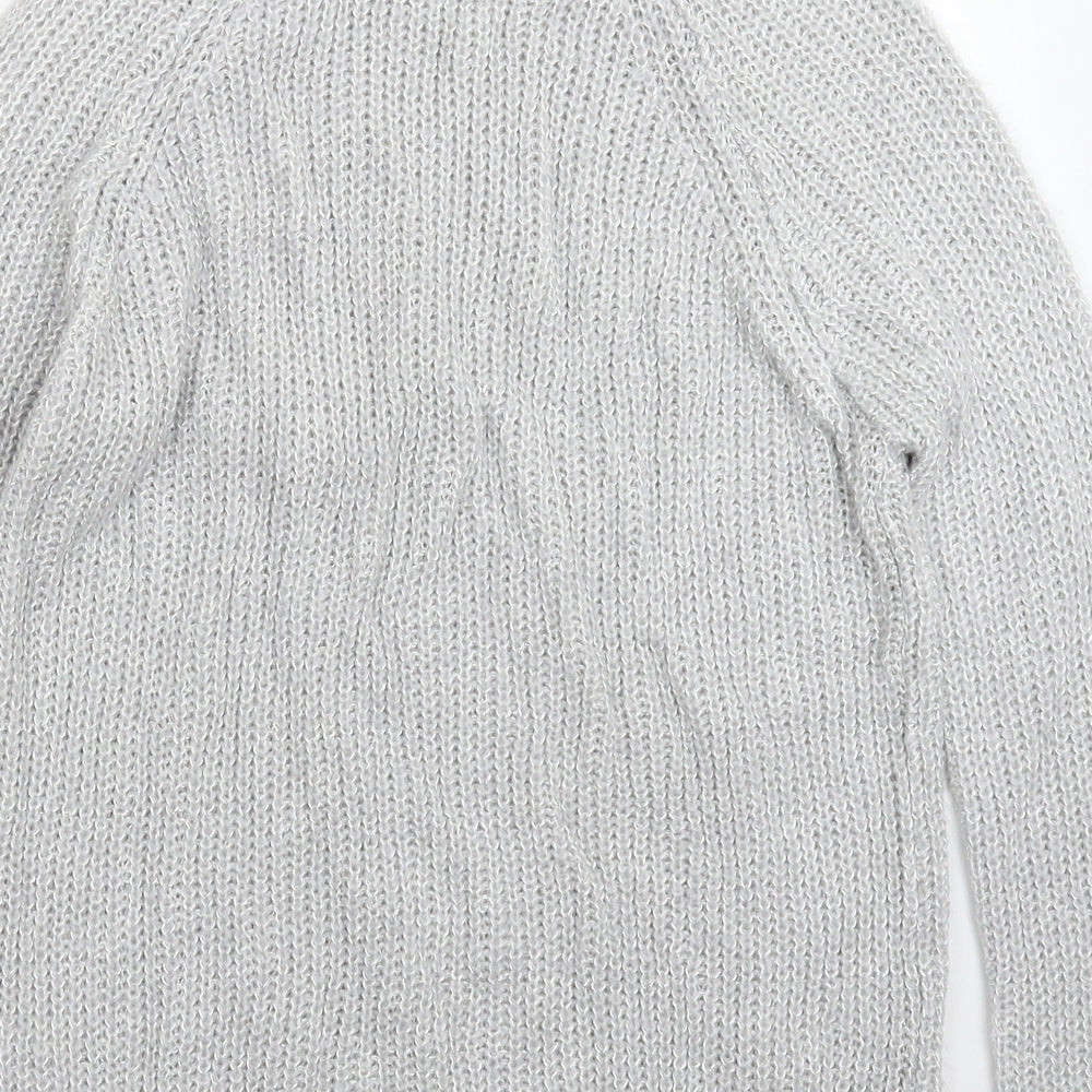 NEXT Womens Grey  Knit Pullover Jumper Size 10