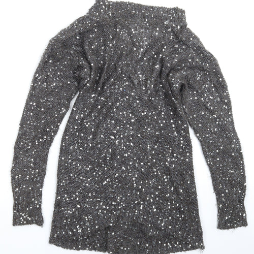 Marks and Spencer Womens Grey  Knit Pullover Jumper Size 10
