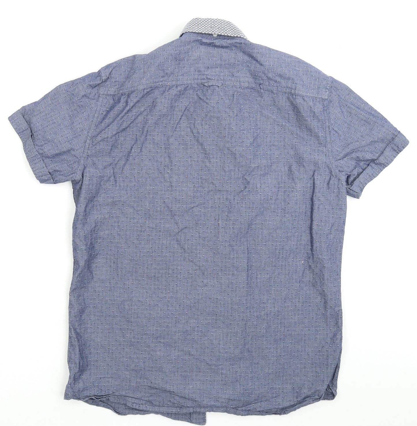 NEXT Mens Blue    Button-Up Size M