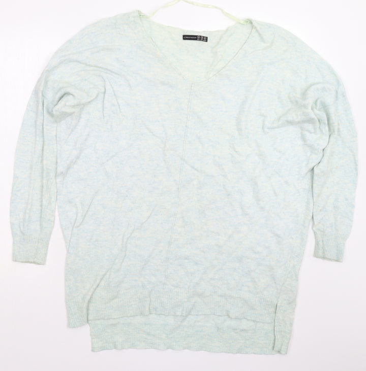 Atmosphere Womens Green  Knit Pullover Jumper Size M  - Oversized