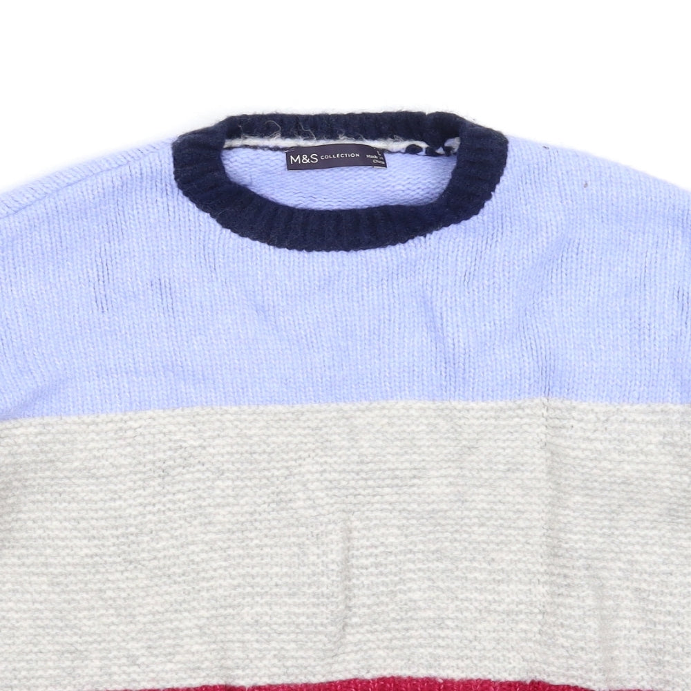 Marks and Spencer Womens Multicoloured  Knit Pullover Jumper Size L