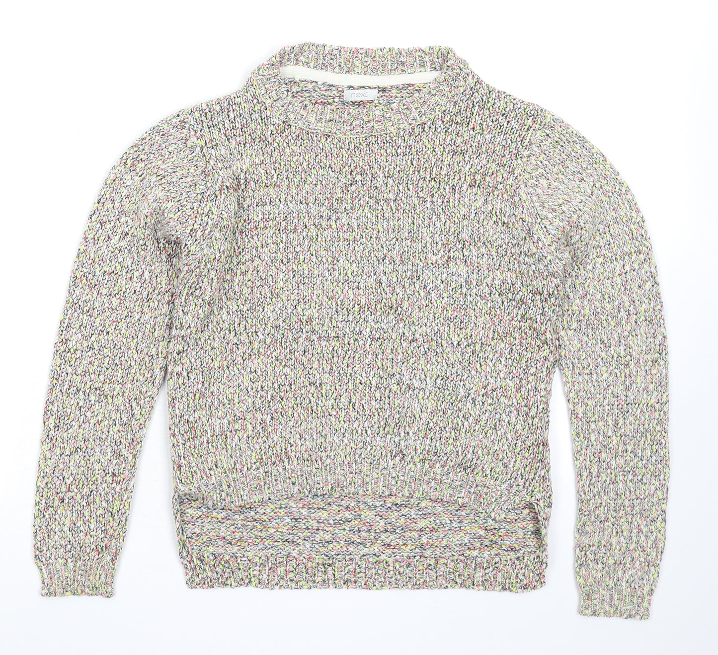 NEXT Girls Multicoloured  Knit Pullover Jumper Size 9-10 Years