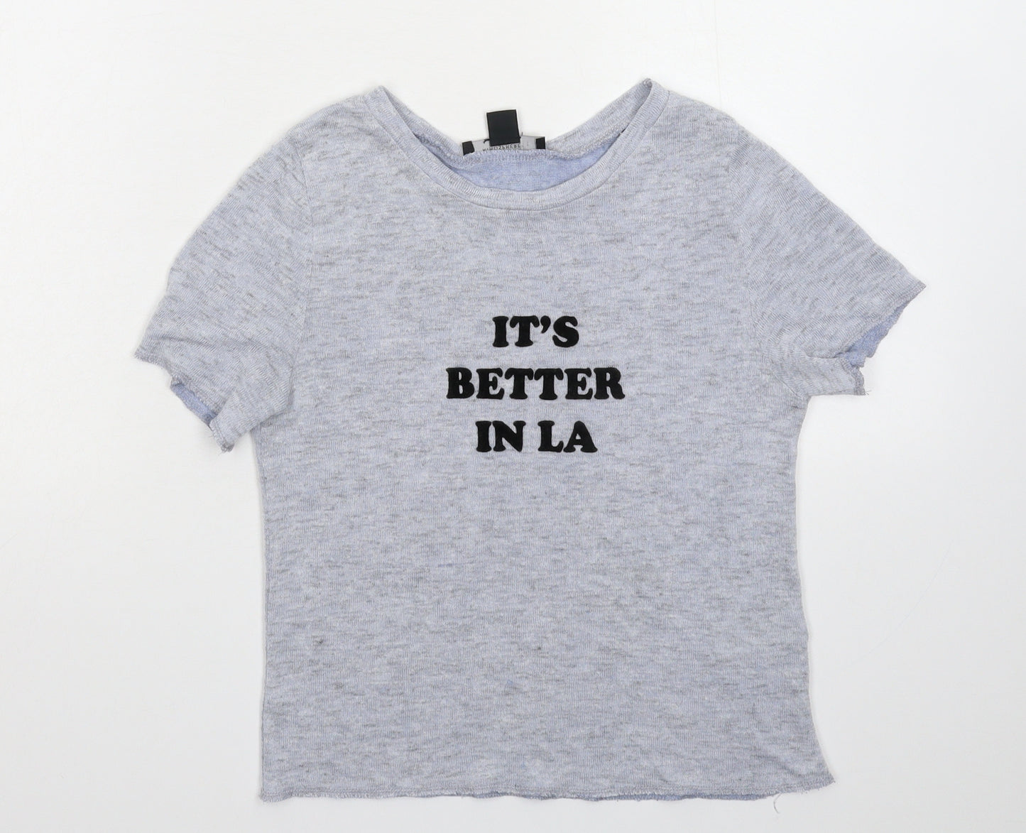 Atmosphere Womens Grey   Basic T-Shirt Size 8