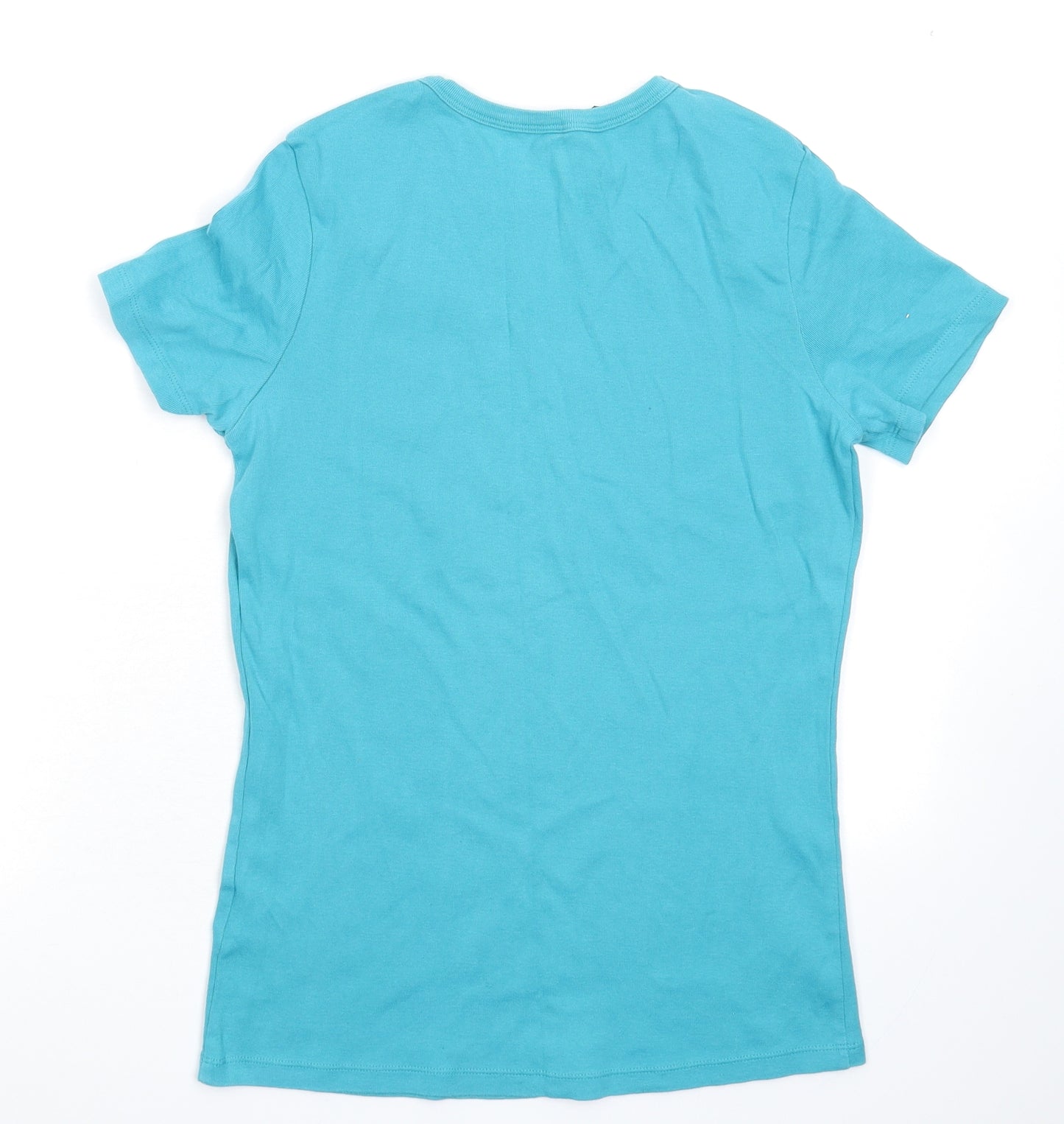 Marks and Spencer Womens Blue   Basic T-Shirt Size 14